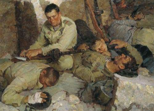 «Письмо маме», 1970. Художник: Николай Бут. Восточно-Крымский историко-культурный музей-заповедник, Керчь