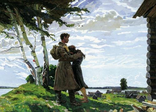 «Без вести пропавший. 1946 год», 1962. Художник: Андрей Горский. Национальный музей «Киевская картинная галерея», Киев
