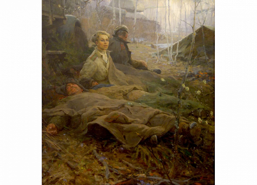 «Дыхание весны», 1955. Художник: Борис Михайлович Неменский. Государственный Русский музей, Санкт-Петербург